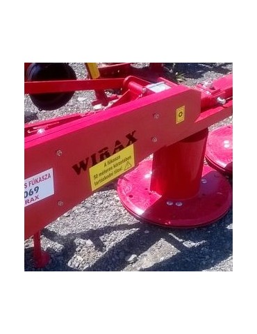 WIRAX Z-069 – 125 cm kétdobos fűkasza kis traktorhoz 2